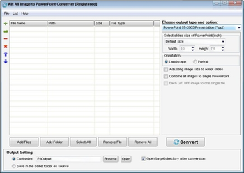 Ailt All Image to PowerPoint Converter screenshot
