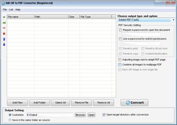 Ailt GIF to PDF Converter screenshot