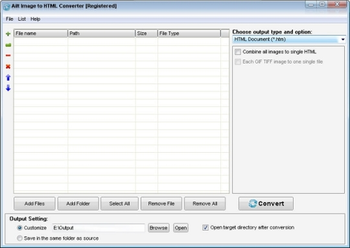 Ailt Image to HTML Converter screenshot