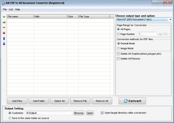 Ailt PDF to All Document Converter screenshot