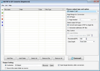 Ailt PDF to GIF Converter screenshot