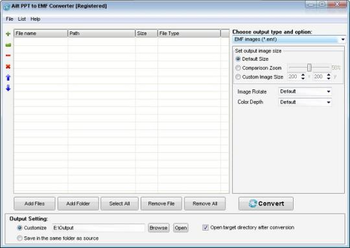Ailt PPT to EMF Converter screenshot