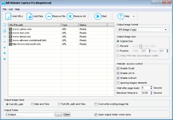 Ailt Website Capture Pro screenshot