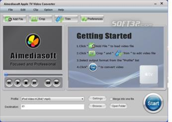 Aimediasoft Apple TV Video Converter screenshot 2