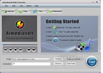 Aimediasoft Audio Converter screenshot 2