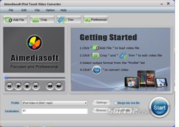 Aimediasoft iPod Touch Video  Converter screenshot 2