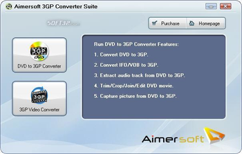 Aimersoft 3GP Converter Suite screenshot