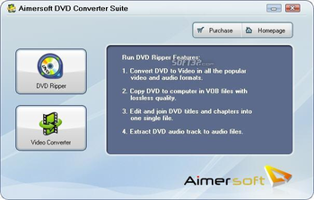 Aimersoft DVD Converter Suite screenshot 3
