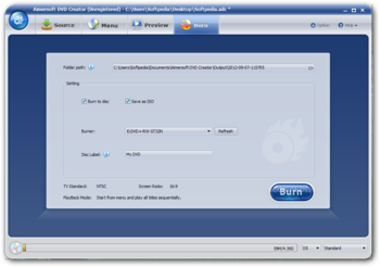 Aimersoft DVD Creator screenshot 2