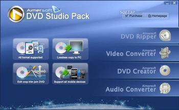 Aimersoft DVD Studio Pack screenshot