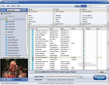 Aimersoft iTransfer screenshot 3