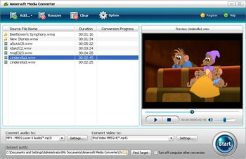 Aimersoft Media Converter screenshot 2