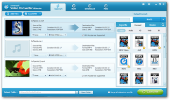 Aimersoft Video Converter Ultimate screenshot 2