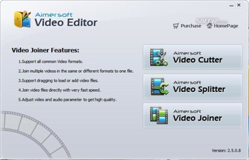 Aimersoft Video Editor screenshot