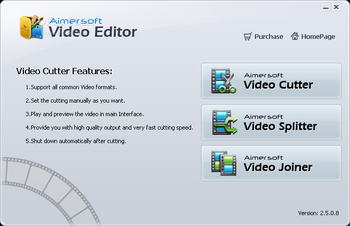 Aimersoft Video Editor screenshot