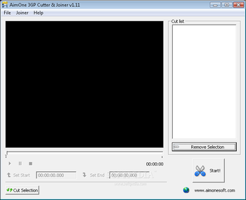 AimOne 3GP Cutter & Joiner screenshot