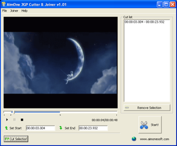 AimOne 3GP Cutter & Joiner screenshot 3