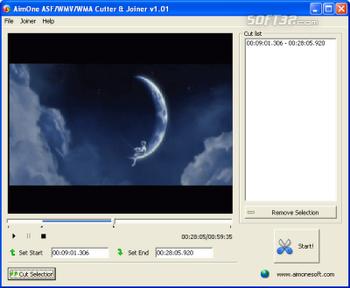 AimOne ASF/WMV/WMA Cutter & Joiner screenshot 3