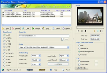 AimOne FLV Converter screenshot 2