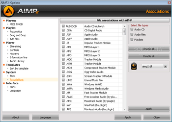 AIMP nLite Addon screenshot 11