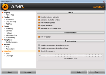 AIMP nLite Addon screenshot 12