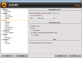 AIMP nLite Addon screenshot 6