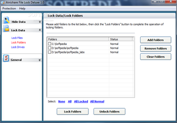 Ainishare File Lock Deluxe screenshot 2