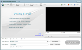 Ainishare Free DVD Ripper screenshot