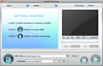 Ainsoft DVD Ripper for Mac screenshot 2