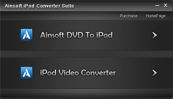 Ainsoft iPod Converter Suite screenshot