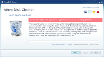 Ainvo Disk Cleaner Portable screenshot