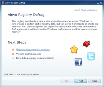 Ainvo Registry Defrag screenshot 4