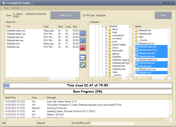 AIO Audio CD Creator screenshot 2