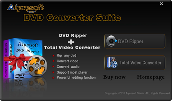 Aiprosoft DVD Converter Suite screenshot