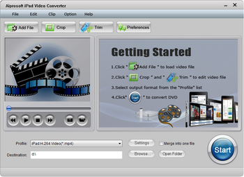 Aiprosoft iPad Video Converter screenshot