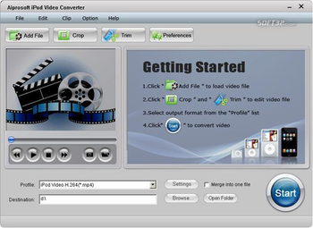 Aiprosoft iPod Video Converter screenshot 2