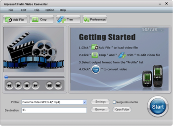 Aiprosoft Palm Video Converter screenshot 2