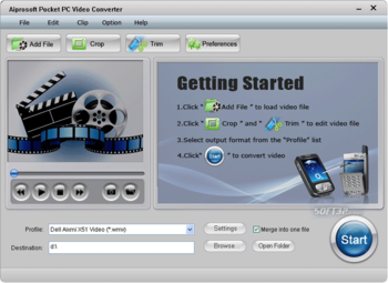 Aiprosoft Pocket PC Video Converter screenshot 3