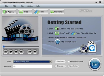 Aiprosoft Quicktime Video Converter screenshot 3