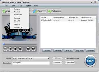 Aiprosoft Video to Audio Converter screenshot 2