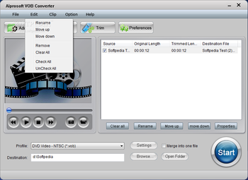 Aiprosoft VOB Converter screenshot 2