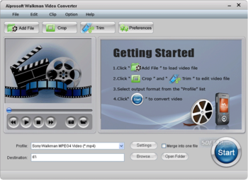 Aiprosoft Walkman Video Converter screenshot 3