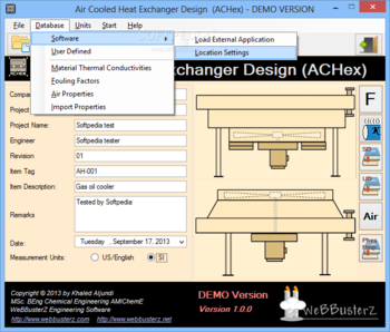 Air Cooled Heat Exchanger Design screenshot 2