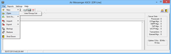 Air Messenger ASCII screenshot 2