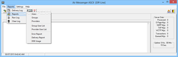 Air Messenger ASCII screenshot 3