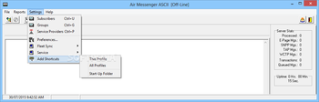 Air Messenger ASCII screenshot 4