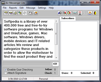 Air Messenger Lite screenshot