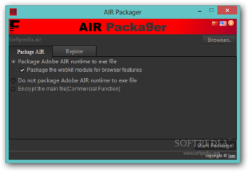 AIR Packager screenshot