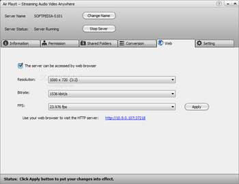 Air Playit Server screenshot 5