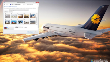 Airbus A380 Windows 7 Theme screenshot